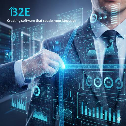 Enterprise software platform dashboard illustration